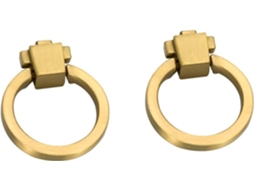 Puxador De Porta Armário, 2 Peças, Em Cobre Puro, Novo Modelo Chinês, Com Argola, Para Armário, Guarda Roupa, Sapateira