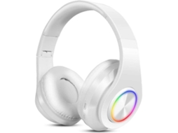 Auscultadores Gaming On Ear NISSGU Bluetooth com Cancelamento de ruído Branco