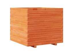 Vaso de Jardim VIDAXL Marrom Madeira 80X80X72 Cm