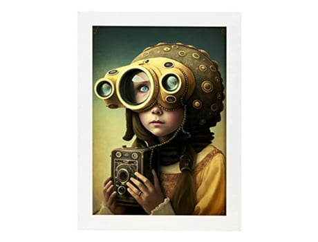 Pôster Assimétrico No Surrealismo Cinematográfico Ilustrações E Gravuras De Desenhos Animados Abstratos E Artísticos Para A3 Quadros Brancos