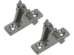 Charnière de Pont e Montagem Lateral em Acier Inoxydable 316, 60mm, 2 Peças, com Goupille SFUSHOS