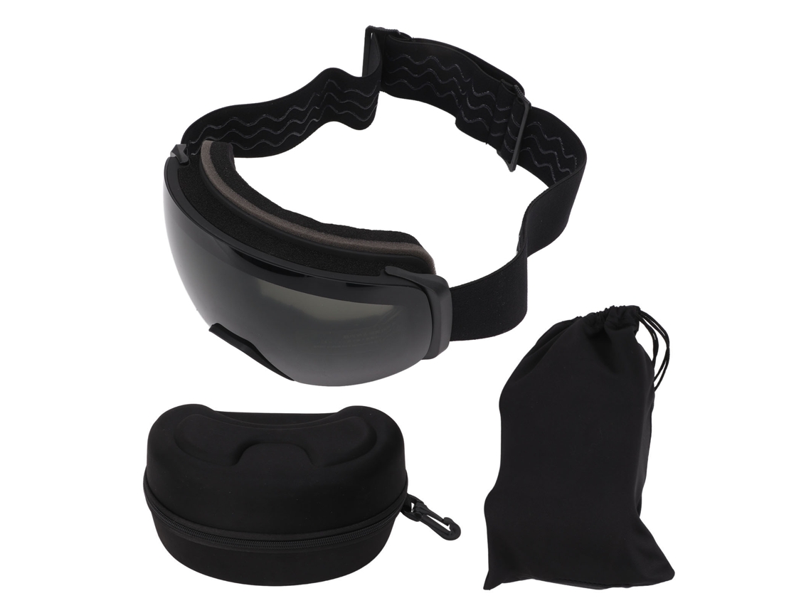 Óculos de Esqui com Lentes Magnéticas Anti embaçamento, para Homens e Mulheres, Dupla Camada, Preto MARCA