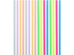 2 Carnetes De Bandes Autocolantes Fluorescentes Em Plástico Textura , Marcadores De Página Práticas Para