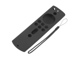 Capa Protetora de Silicone para Controle Remoto Fire Tv Stick 4k 2018, À Prova de Choque, Antiderrapante, Cinza. AQUAFORGE