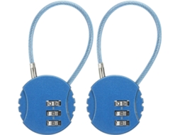 Conjunto de 8 Cadeados Pequenos com Chave BRILVIBERA