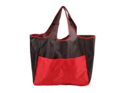 Sacola de Compras Dobrável, Reutilizável, para Viagens e Compras em Geral, com Costura Reforçada, Alças Resistentes e Grande Capacidade. GOKOCO
