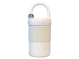 Copo Térmico Isolado de Café Branco Grande Capacidade