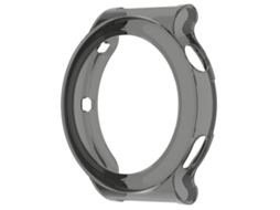Huawei GT 3 Pro 43mm TPU Transparente Caixa de relógio oco (preto)