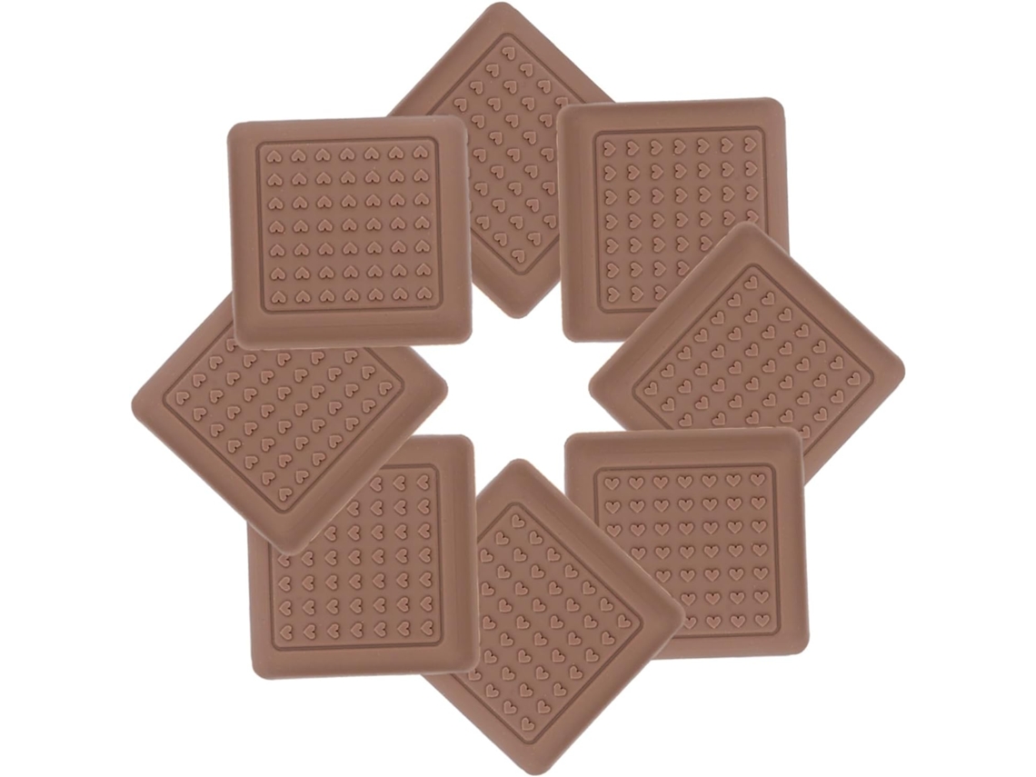 Uonlytech 8 Peças Protetores De Silicone Para Pés Mesa E Cadeira, Para Pisos De Madeira, Móveis E Em Geral