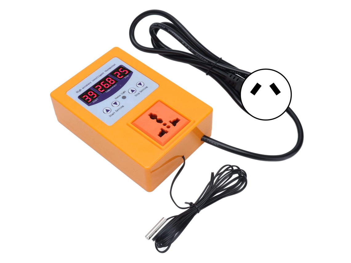 Laxiscreed Controlador De Temperatura Digital Com Visor E Ajuste Fácil Para Ambientes Internos