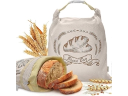 Conjunto De 2 Sacos Reutilizáveis Para Conservar Pão Caseiro, Em Algodão Orgânico E Cera De Abelha, 43 × 30 Cm