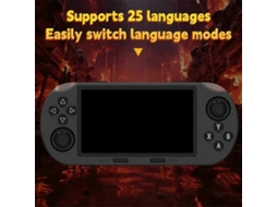 Console de Jogos Portátil Sf3000 GOKOCO com Tela IPS de 4,5 polegadas e 26 jogos