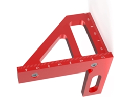 Régua 3d Multiângulo, Régua Triangular De Esquadria, Transferidor Esquadro De Alta Precisão Em Liga Alumínio Para