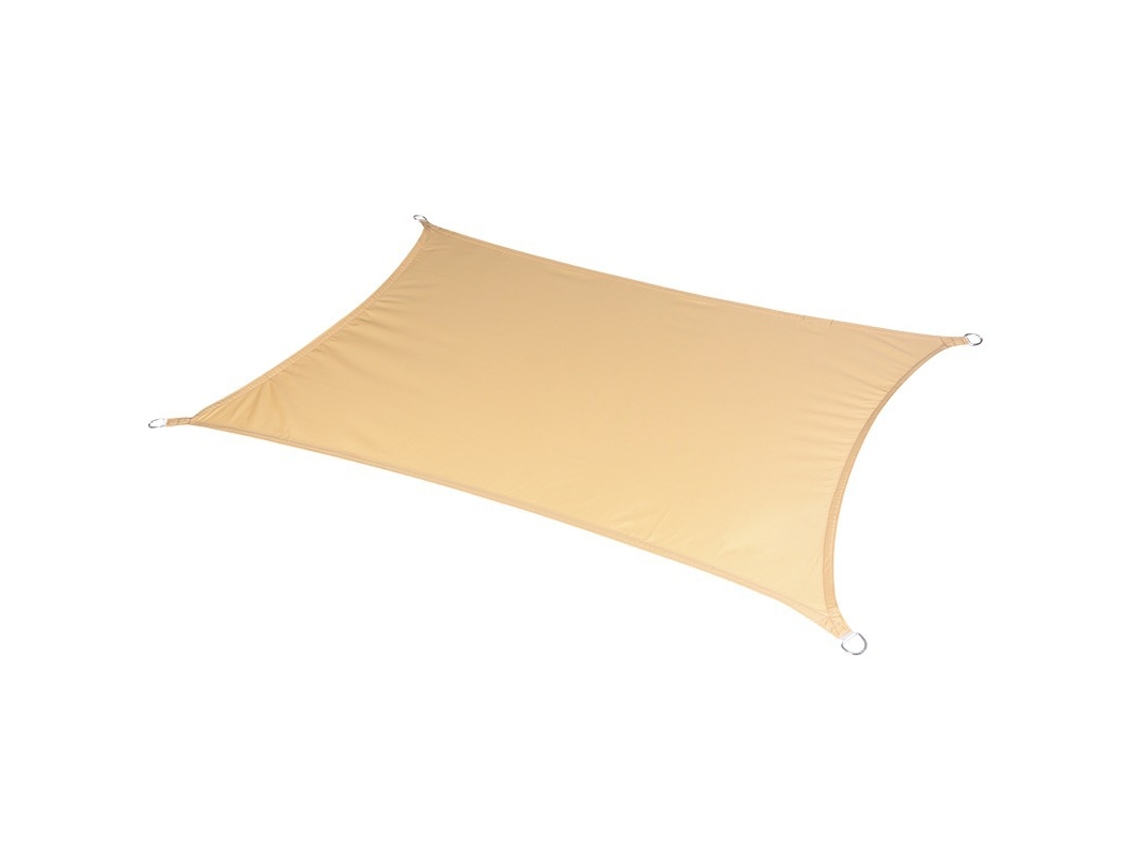 Vela de sombreamento de quatro lados, feita de tecido Oxford 420D, impermeável, com proteção solar e UV, para terraço.
