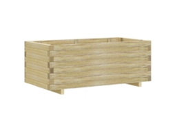 Vidaxl Vaso/floreira Retangular 100x50x40 Cm Madeira