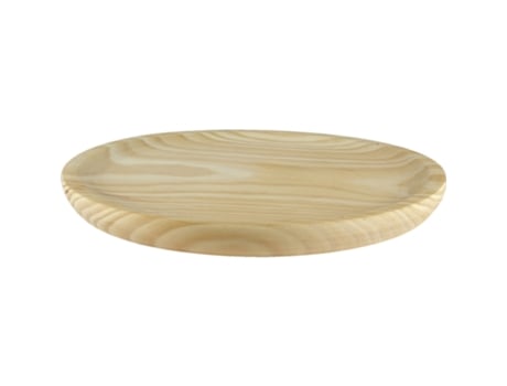 Pratos de Madeira para Polvo Set de 6 de Ø18 Cm