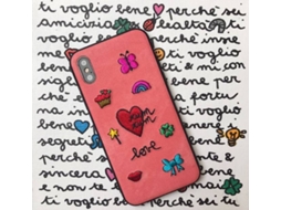 Capa iPhone X, XS SILVIA TOSI Embroidered Tumtum Multicor