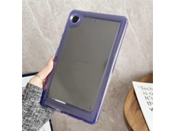 Capa Hengrongshen Transparente de Acrílico Antirriscos TPU para Samsung Galaxy Tab A9 Roxo