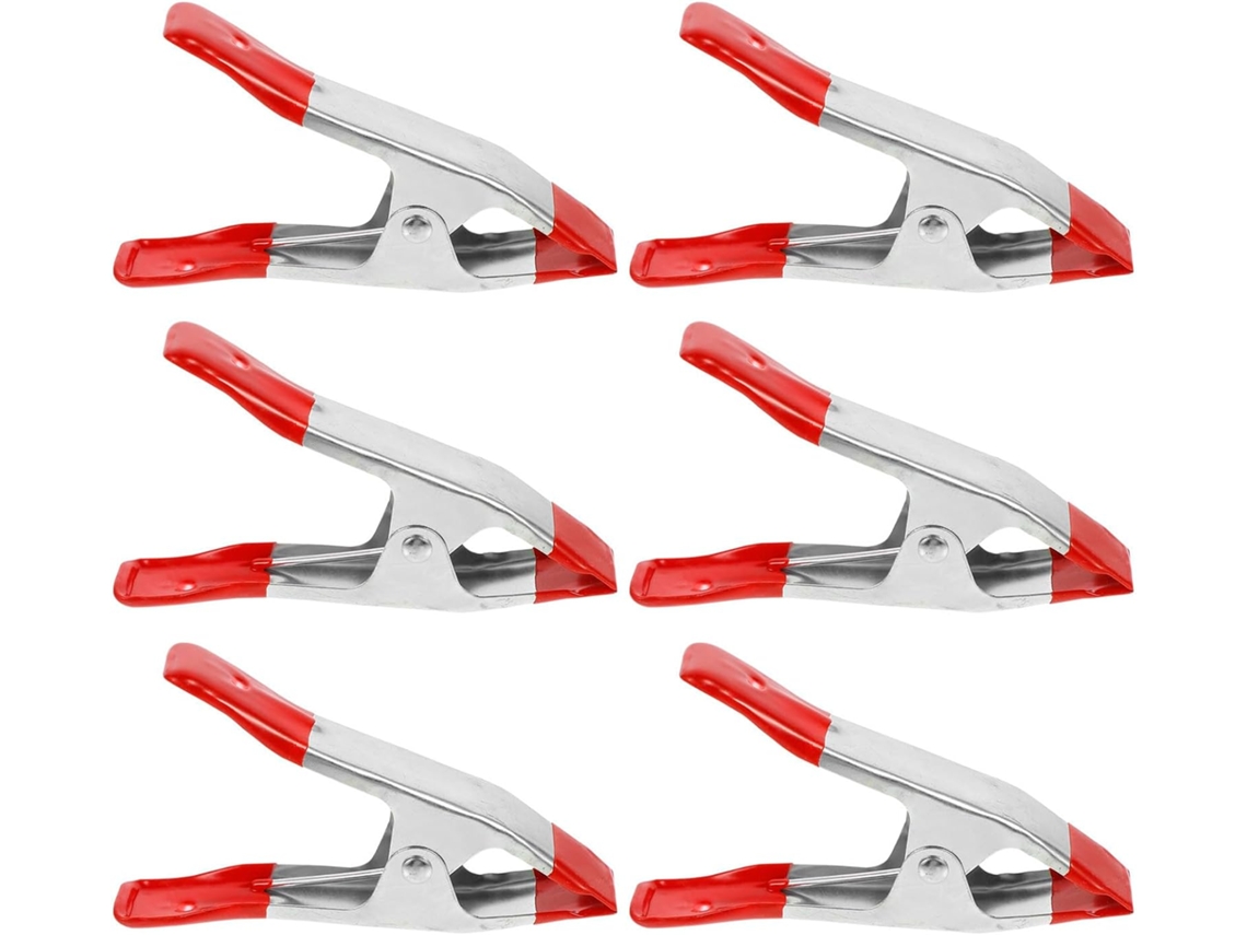 Alicate multifuncional elétrico Red Aço, design fácil de guardar, pacote com 6 peças, ideal para camping e outras atividades ao ar livre.