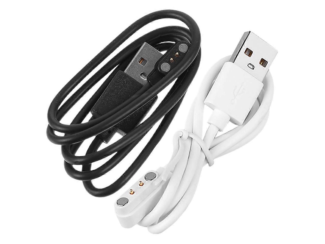 Cabo de carregamento universal para smartwatch, cabo de carregamento magnético de 2 pinos, Ly Ebike (pacote com 2)