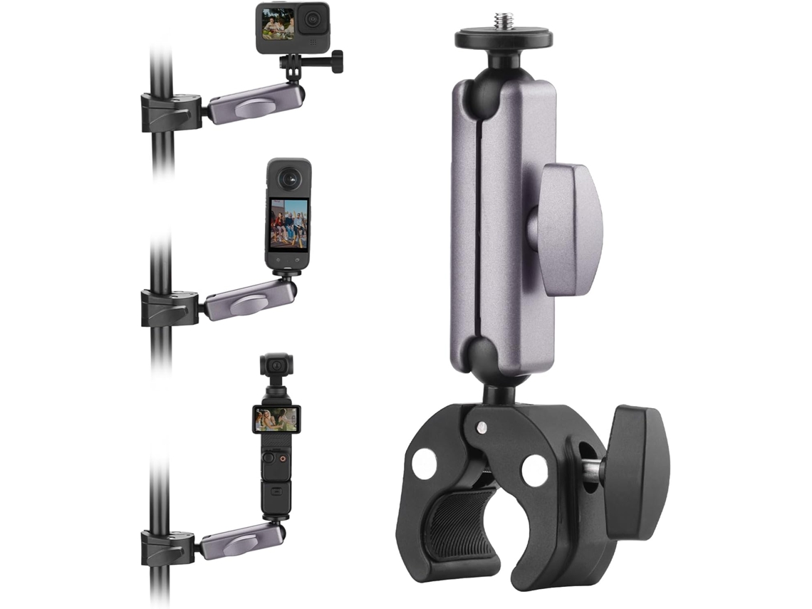 Suporte De Guidão Para Câmara Desportiva Compatível Dji Osmo Pocket Insta360 X3 X2 Gopro