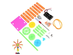 Brinquedo Educativo Montável Para Crianças Diy Roda Da Sorte Elétrica Ciência E Tecnologia
