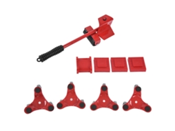 Conjunto De Ferramentas Para Móveis Laxiscreed Com Polias 360° E Design Vermelho