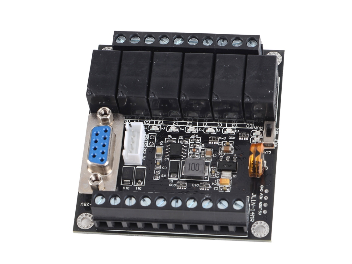 Módulo Controlador de Relé Fx1n 14mr Programável 24v