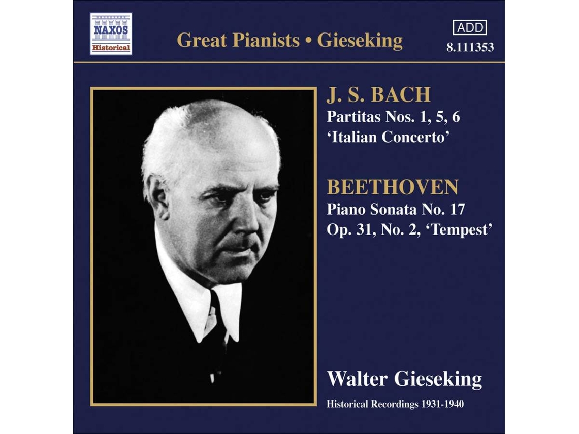 CD Gieseking,Walter - Partiten/Klaviersonaten (1CD)