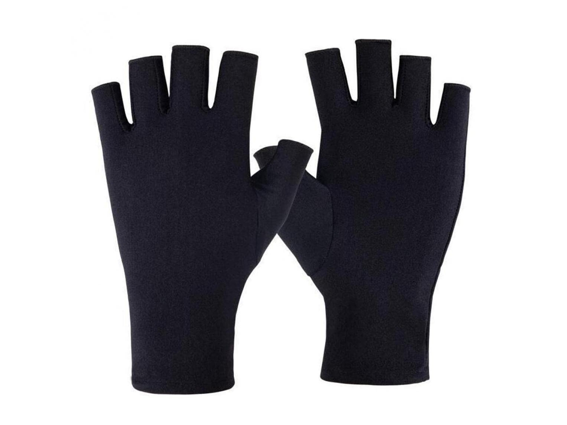 Luvas De Manicure Em Gel Com Proteção Uv Para Secador De Unhas, Luvas De Proteção Elásticas Sem Dedos