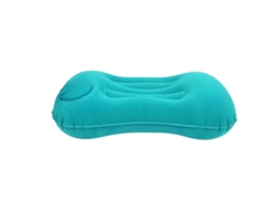 Travesseiro Inflável Camping Azul Claro