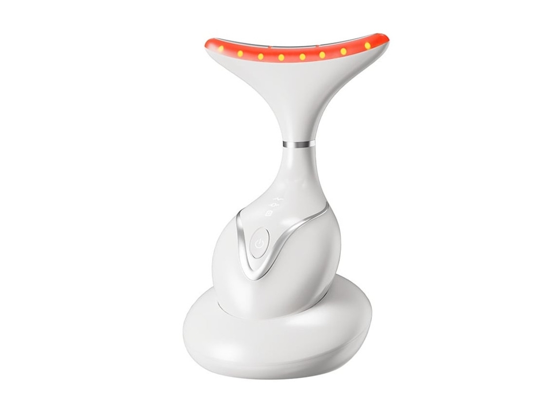 Massageador Facial Para Pescoço Ferramenta Profissional De Contorno Facial Com Base De Carregamento Dispositivo Facial Tudo Em Um Melhora Bestvite