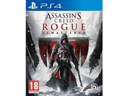 Jogo De RPG Ubisoft Assassins Creed Rogue Remastered Mundo Aberto PS4 Blu Ray