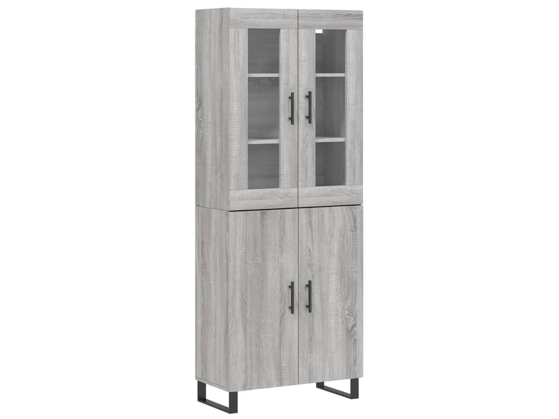 Highboard, Highboards Vidaxl Cinzeto Madeira Processada (n/a)