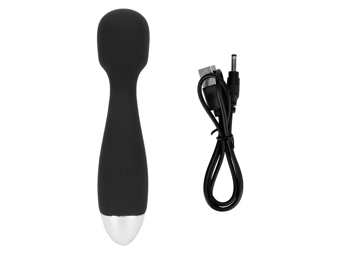 Vibrador De Massagem De Silicone Recarregvel Usb Com 10 Modos De Vibrao Para Mulheres (preto) Yizhood