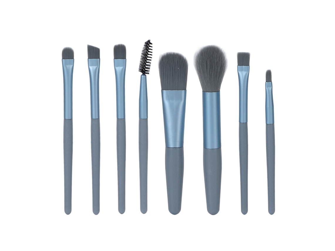 8pcs Set De Brochas De Maquillaje Profesional Para Mujeres Y Niñas