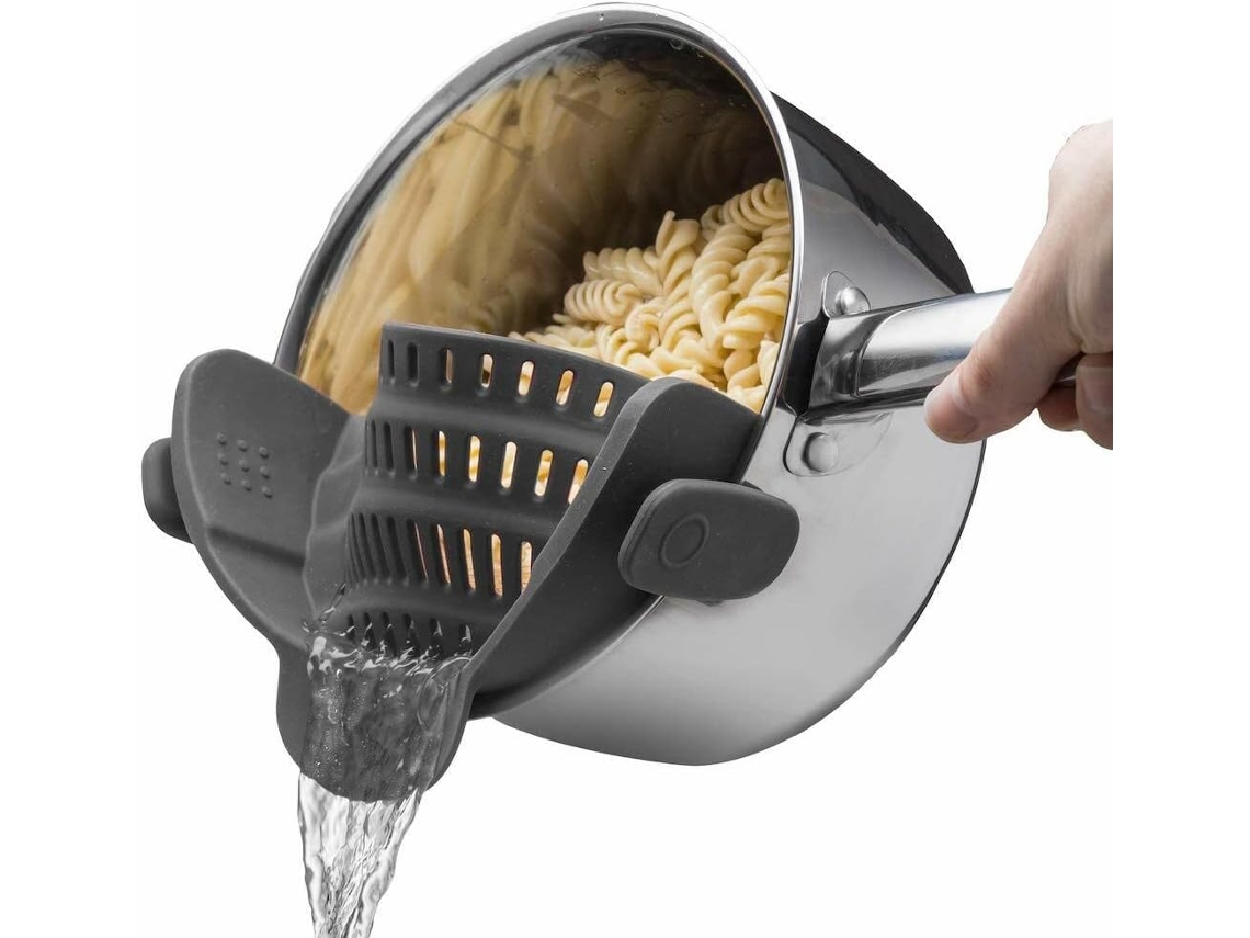 Escorredor De Silicone Para Massas, Água Com Abertura Larga, Legumes E Frutas