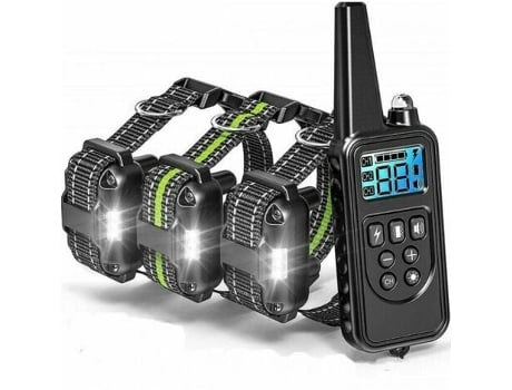 Coleira de treinamento para cães, coleira de choque para cães, à prova dágua, à prova de choque, 2600 pés, longo alcance, aqXVcJSfWrF BRAWDRESS