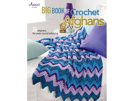Livro big book of crochet afghans de annie's crochet (inglês)