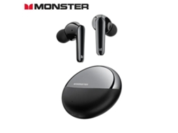 Mali fones de Ouvido In ear Sem Fio Monster N lite203 Bt 5.3 Estéreo Hi fi Água Resistente para Esportes com Chamadas Claras