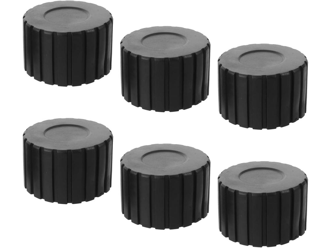 Conjunto De 6 Protetores Plástico Redondos 50 Mm Para Pés
