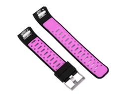Bracelete de Substituição para Pulseira Esportiva Smart Heart Rate Bracelet Silicone Poroso Bicolor Estilo Estrela de Cinco Pontas e Bússola EOOCOO