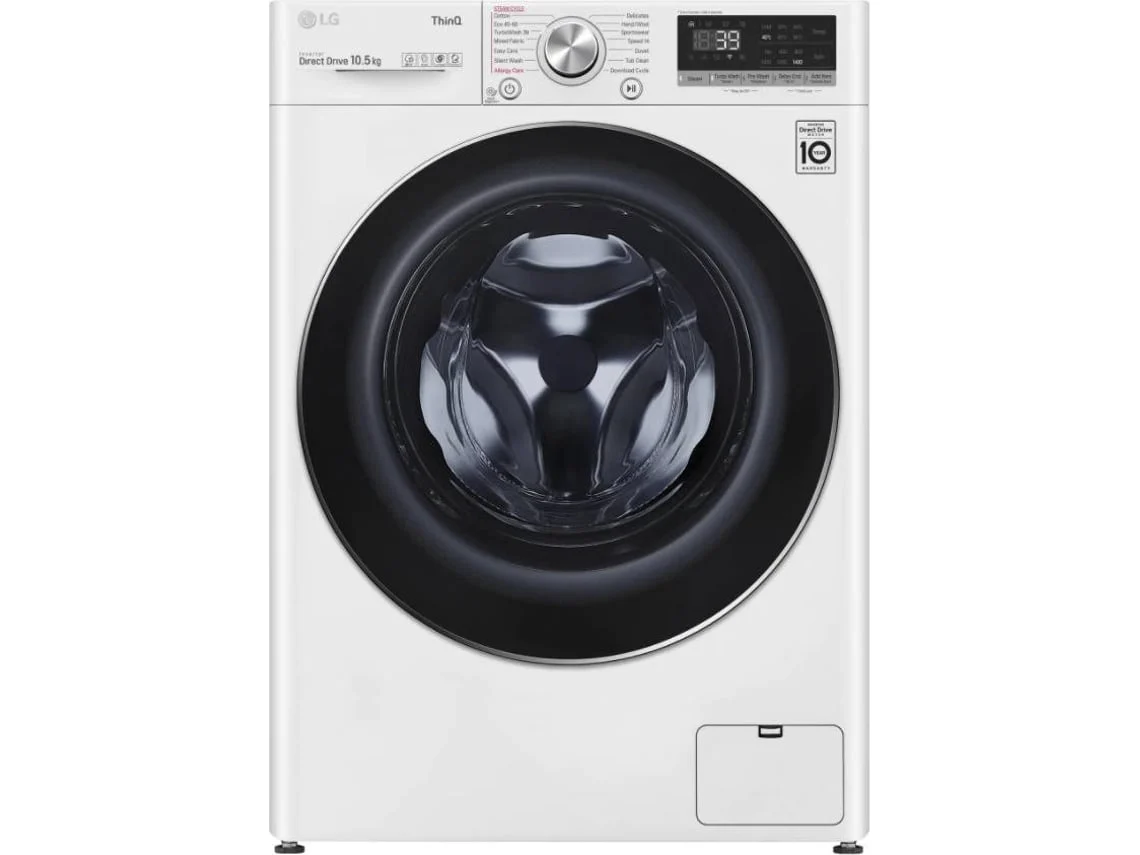 Máquina de Lavar Roupa LG F4WV7010S2W (Outlet Grade B - 10.5 kg - 1400 rpm - Branco)