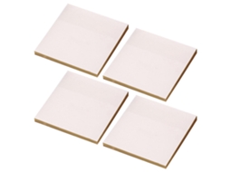 50 Unidades Notas Adesivas Transparentes 75x50 Mm, Bloco De Anotações Impermeável E Translúcido