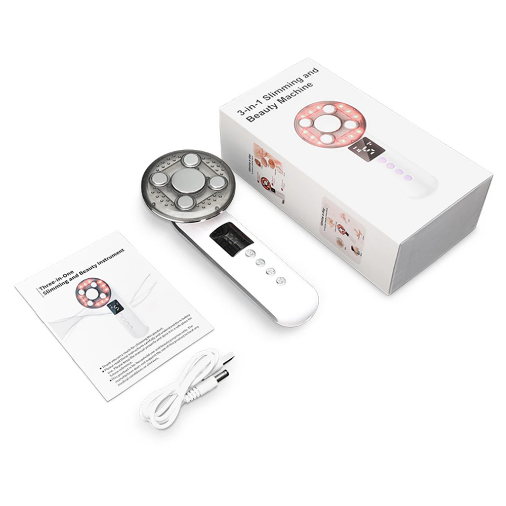 Aparelho de Beleza MDUG com Led Ems Infravermelho Ultrassom e Massagem Vibratória para Celulite e Queimar Gordura
