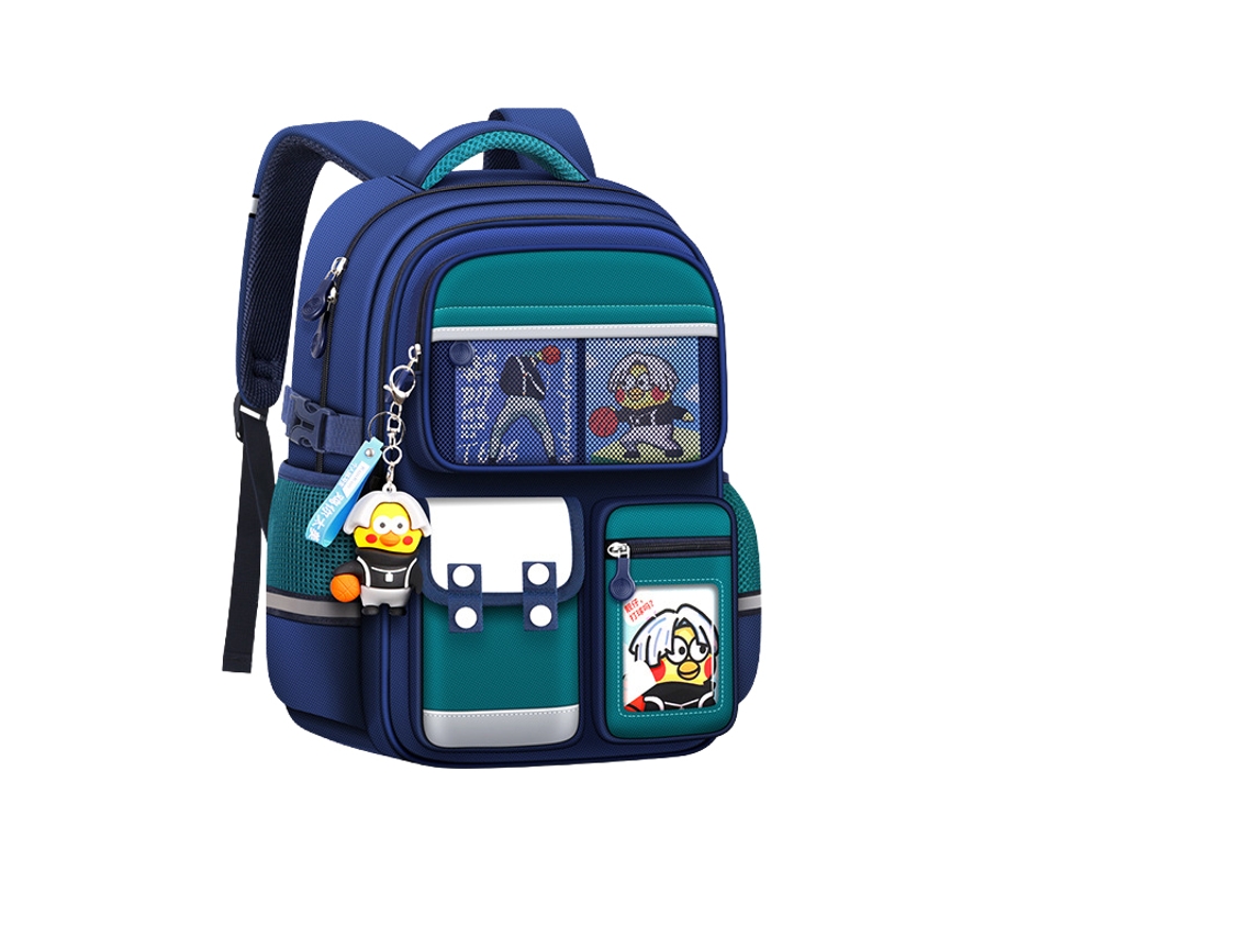 Laxiscreed Mochila Escolar Leve E Ergonómica Para Crianças Do 1.º Ao 6.º Ano, Proteção Contra Peso Excessivo