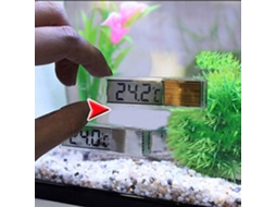 Termômetro Digital Lcd 3d Para Medição De Temperatura De Aquário De Peixes