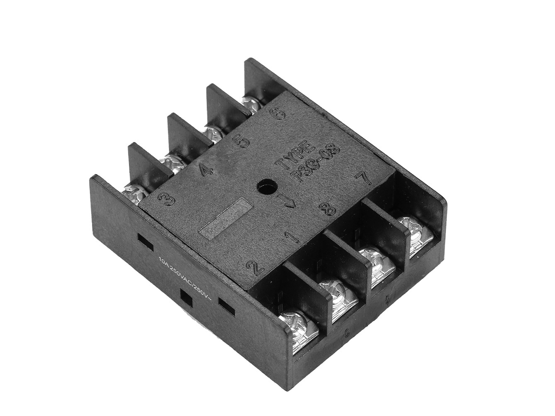 Laxiscreed Base Para Relé De Potência De 8 Pinos Compatível Com Mk2p E Mk2pk