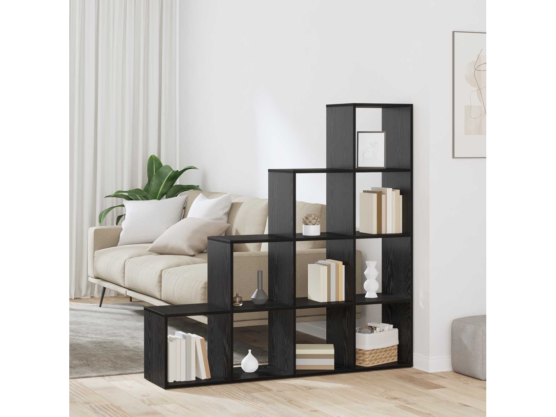Vidaxl Divisória De Quarto Estante 10 Níveis 131,5 X 29 X 131,5 Cm