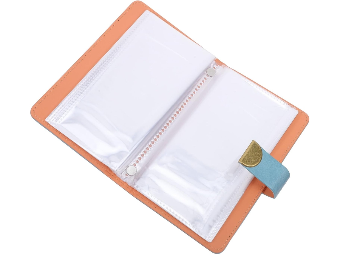Caderno De Poupança Zerodeko Com Trava Por Senha, Organizador Portátil Pasta Lago Azul 17, 5x 10, 9cm, Estojo